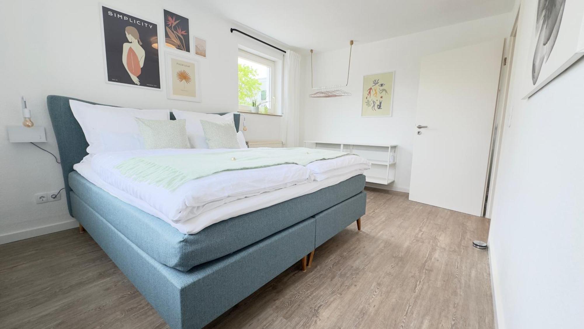 Fewo Am Park - 4P, Boxspringbett, Balkon, Smarttv, Gesundbrunnen, Familienfreundlich Halle  Exterior foto